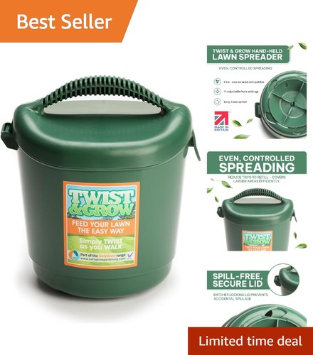 Heavy duty lawn spreader with - heavy,