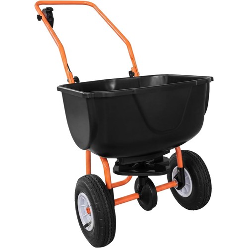 70lb push spreader fertiliser - push,