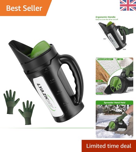 Handheld lawn spreader - handheld,